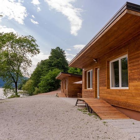 Chalet Alessandrini - Private Lakeside Beach Tenna ภายนอก รูปภาพ